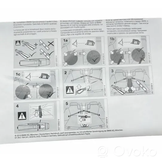 BMW X5 F15 Slēpošanas soma 51472209121