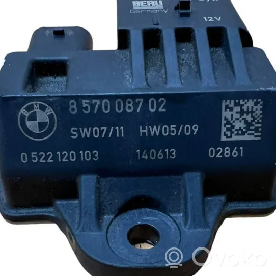 BMW 3 F30 F35 F31 Glow plug pre-heat relay 8570087