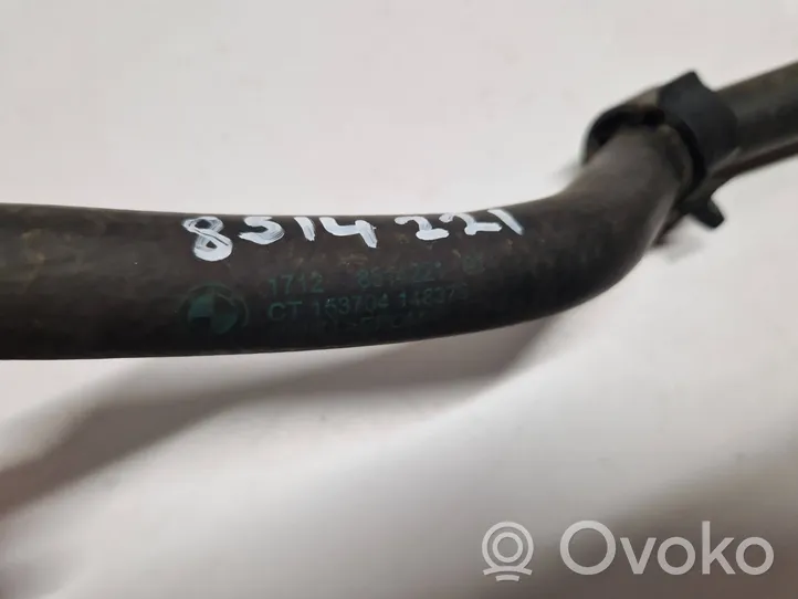 BMW X6 F16 Engine coolant pipe/hose 8514221