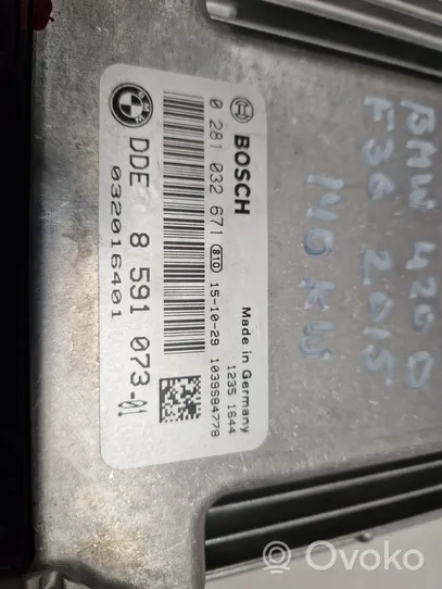 BMW 4 F32 F33 Kit calculateur ECU et verrouillage 8591073