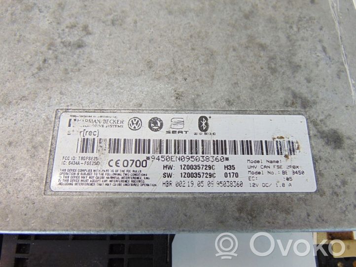 Seat Leon (1P) Bluetoothin ohjainlaite/moduuli 1Z0035729C