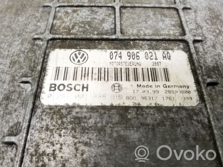 Volkswagen II LT Sterownik / Moduł ECU 074906021AQ