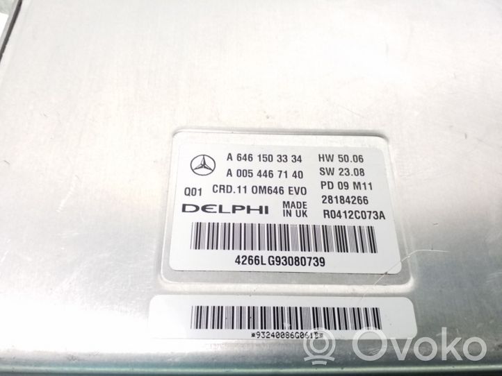 Mercedes-Benz C W204 Variklio valdymo blokas A6461503334