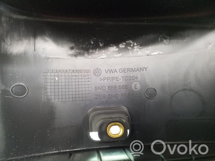 Volkswagen Golf Plus Ohjauspyörän pylvään verhoilu 5N0858566E