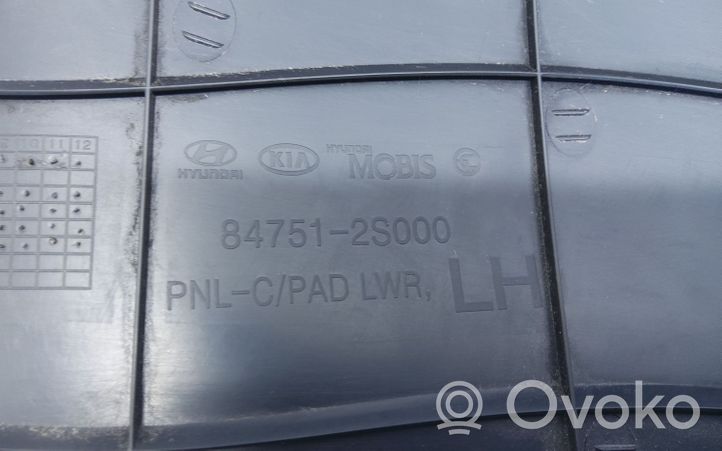 Hyundai ix35 Panelės apdailos skydas (apatinis) 847512S000