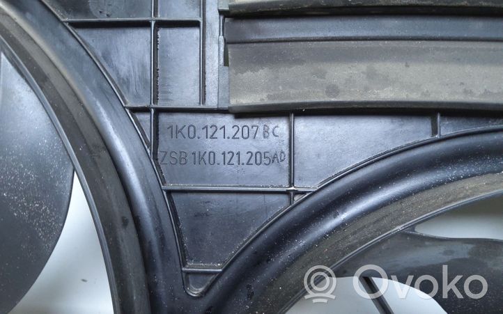 Volkswagen Passat Alltrack Electric radiator cooling fan 1K0121207BC