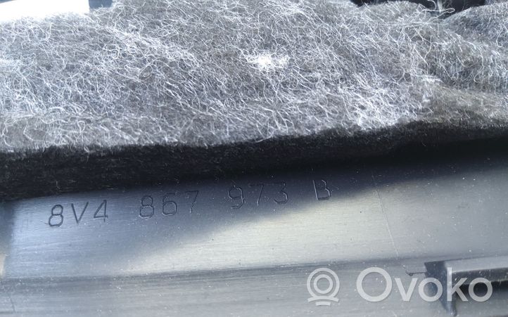 Audi A3 S3 8V Rivestimento superiore del portellone posteriore/bagagliaio 8V4867973B