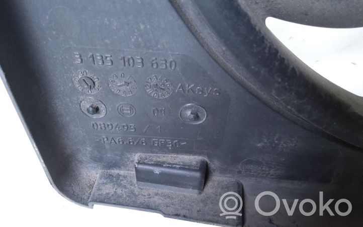 Opel Zafira B Jäähdyttimen jäähdytinpuhallin 13171426