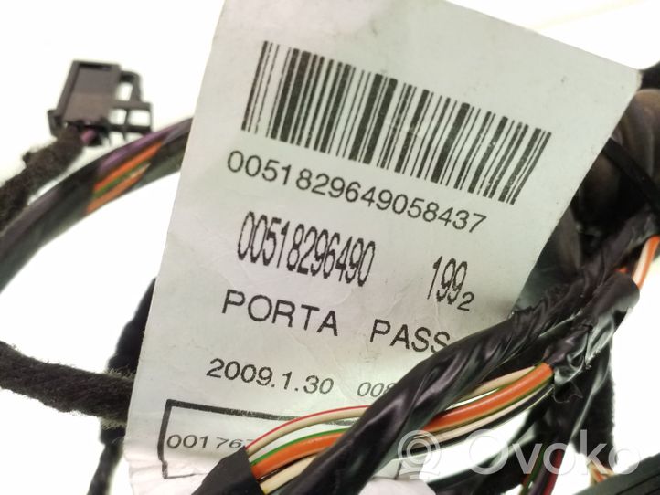 Fiat Punto (188) Cableado de puerta delantera 00518296490