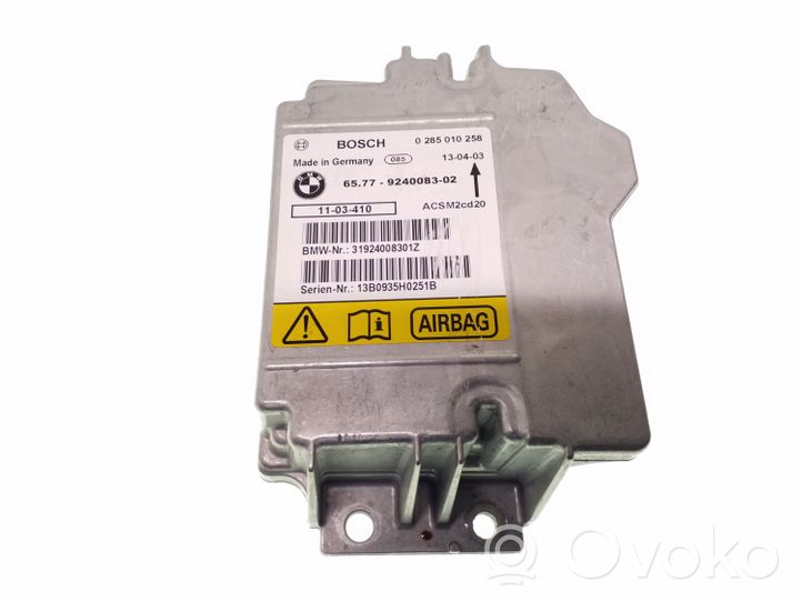 BMW X5 E70 Module de contrôle airbag 6577924008302