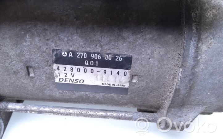 Mercedes-Benz A W176 Starteris A2709060026