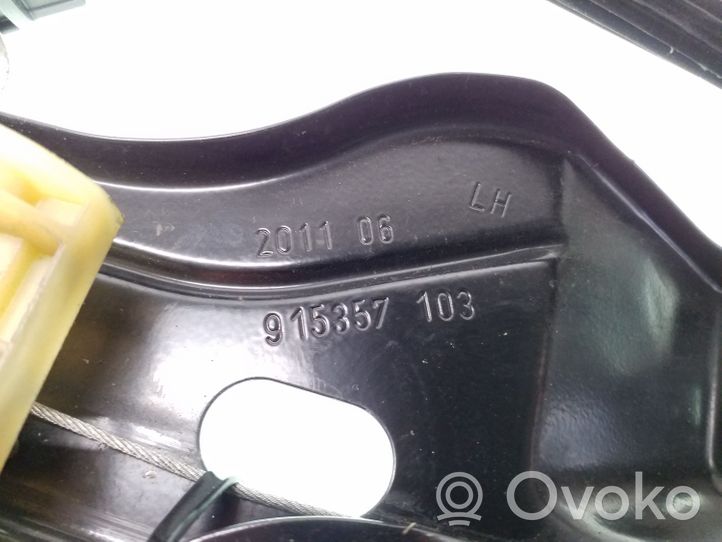 Opel Astra J Meccanismo di sollevamento del finestrino anteriore senza motorino 915357103