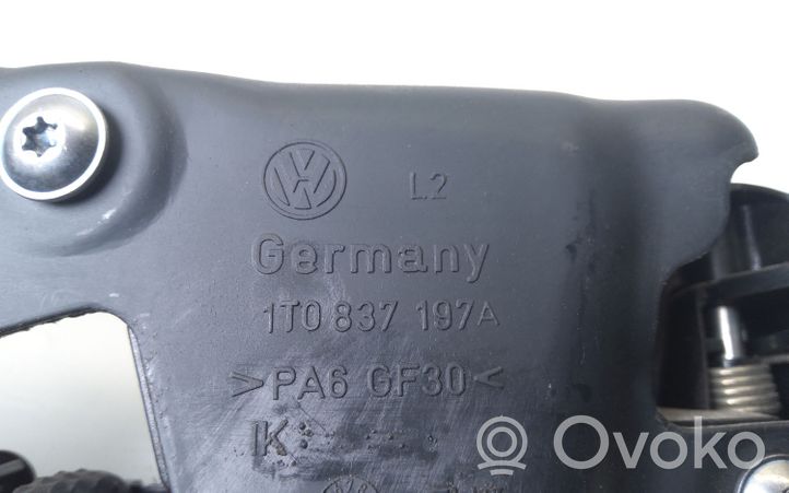 Volkswagen Caddy Priekinė atidarymo rankenėlė vidinė 1T0837197A