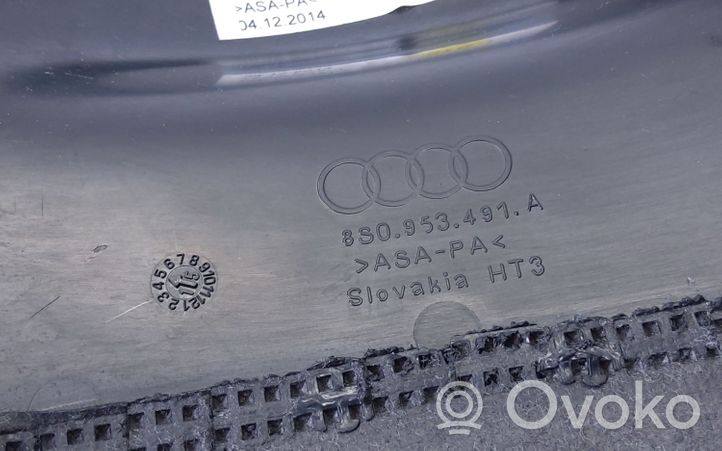 Audi TT TTS RS Mk3 8S Ohjauspyörän pylvään verhoilu 8S0953491A