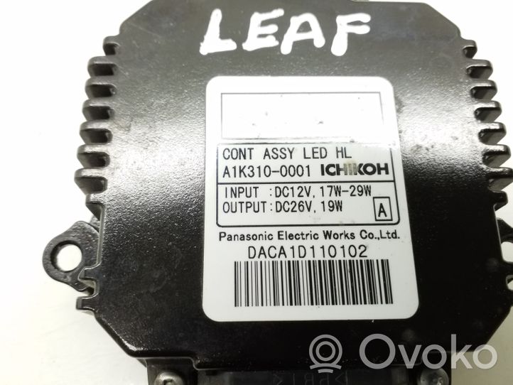 Nissan Leaf I (ZE0) Headlight ballast module Xenon A1K3100001