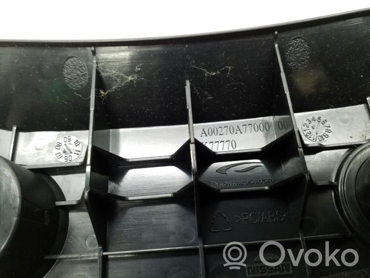 Nissan Qashqai Klimato kontrolės/ pečiuko kontrolės apdaila A00270A77000