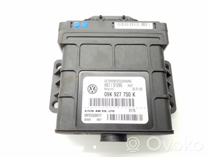 Volkswagen Transporter - Caravelle T5 Module de contrôle de boîte de vitesses ECU 09K927750K