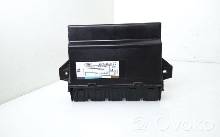 Ford Mondeo MK IV Oven keskuslukituksen ohjausyksikön moduuli 7S7T19G481CC