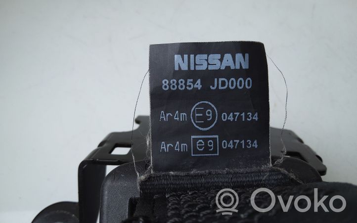 Nissan Qashqai Pas bezpieczeństwa fotela tylnego środkowego 88854JD000