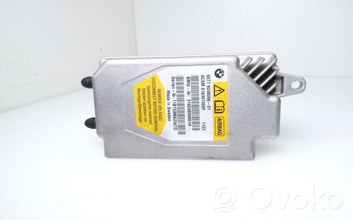 BMW 5 F10 F11 Module de contrôle airbag 9248096