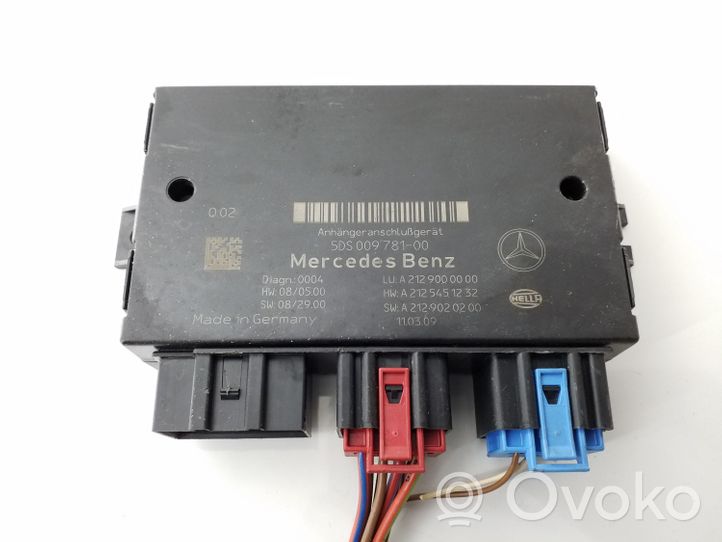 Mercedes-Benz E W212 Piekabes āķa vadības bloks 5DS00978100