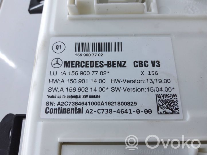 Mercedes-Benz B W246 W242 Moduł / Sterownik komfortu A1569007702