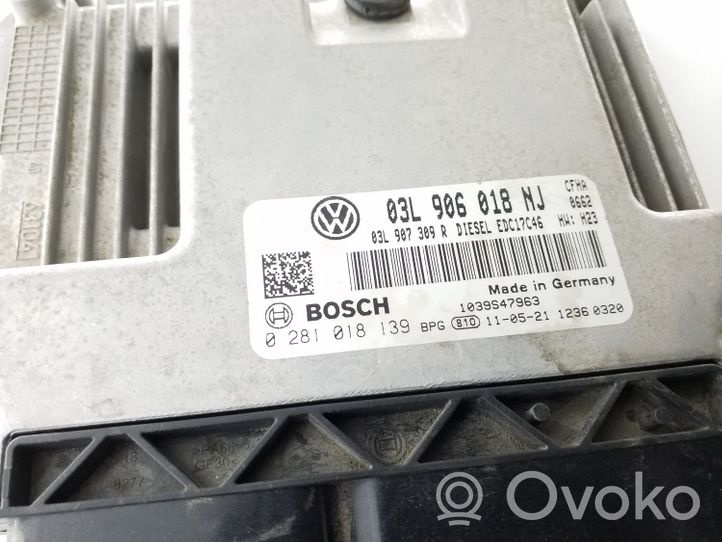 Volkswagen Caddy Variklio valdymo blokas 03L906018NJ