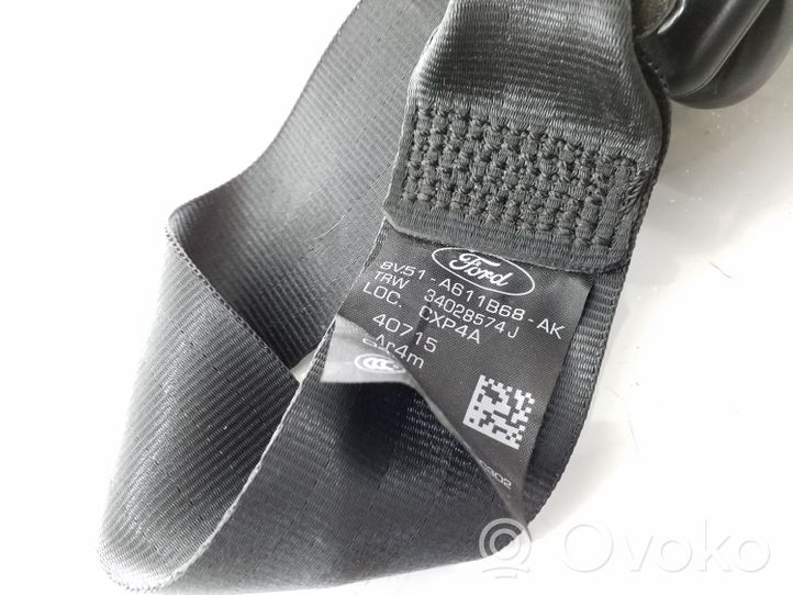 Ford Fiesta Cintura di sicurezza posteriore 8V51A611B68AK