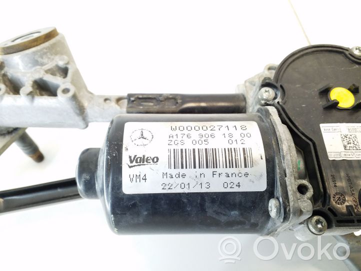 Mercedes-Benz A W176 Front wiper linkage and motor A1769061800
