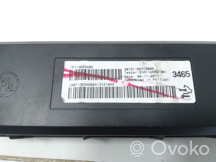 Opel Astra J Support calculateur moteur 13583465