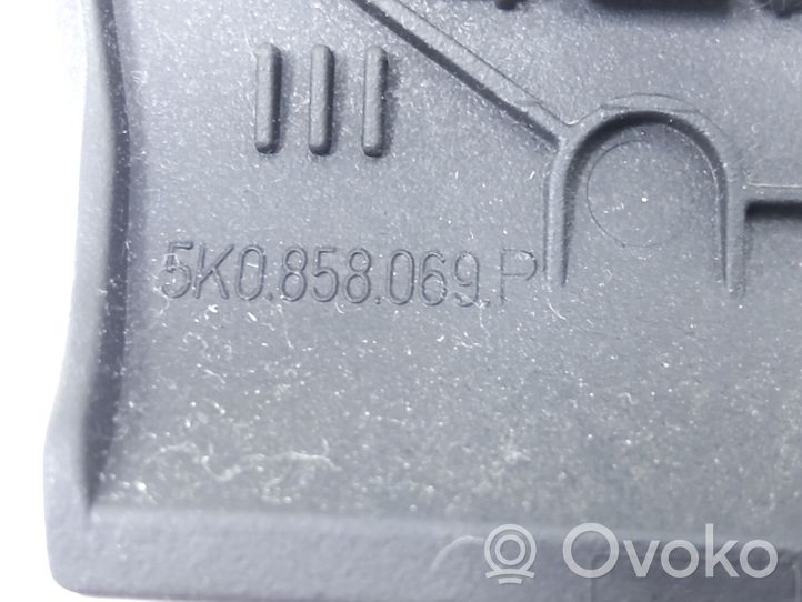 Volkswagen Golf VI Mascherina climatizzatore/regolatore riscaldamento 5K0858069