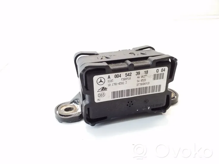 Mercedes-Benz ML W164 Sensore di imbardata accelerazione ESP A0045423918