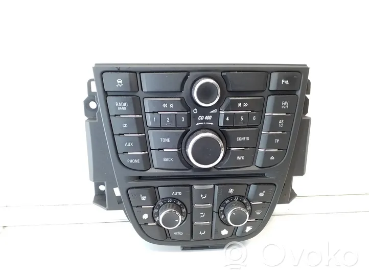 Opel Astra J Climate control unit 13343708