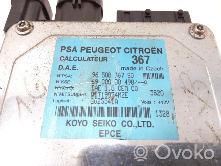 Citroen C3 Moduł / Sterownik wspomagania kierownicy 9650836780