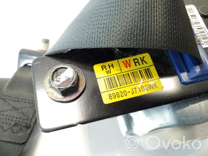 KIA Ceed Pas bezpieczeństwa fotela przedniego 89820J7100