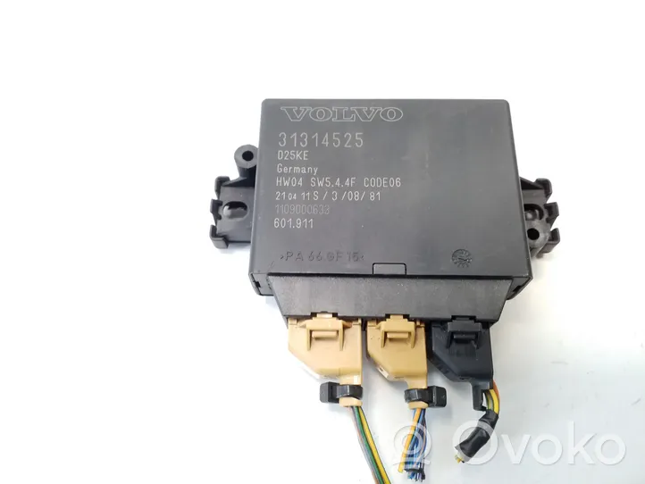 Volvo V60 Centralina/modulo sensori di parcheggio PDC 31314525