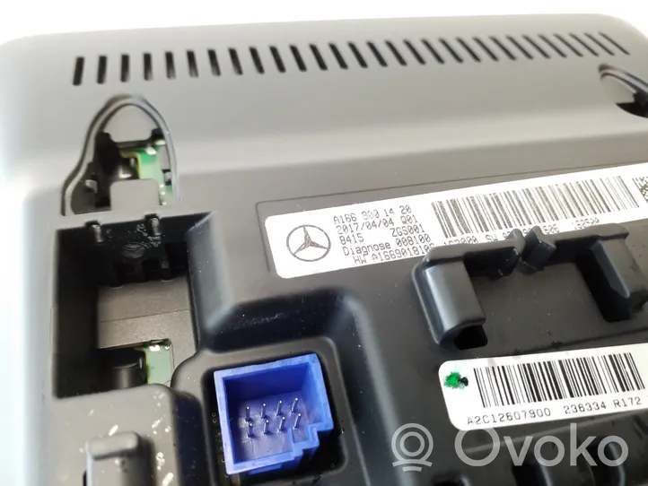 Mercedes-Benz A W176 Monitori/näyttö/pieni näyttö A1669001420