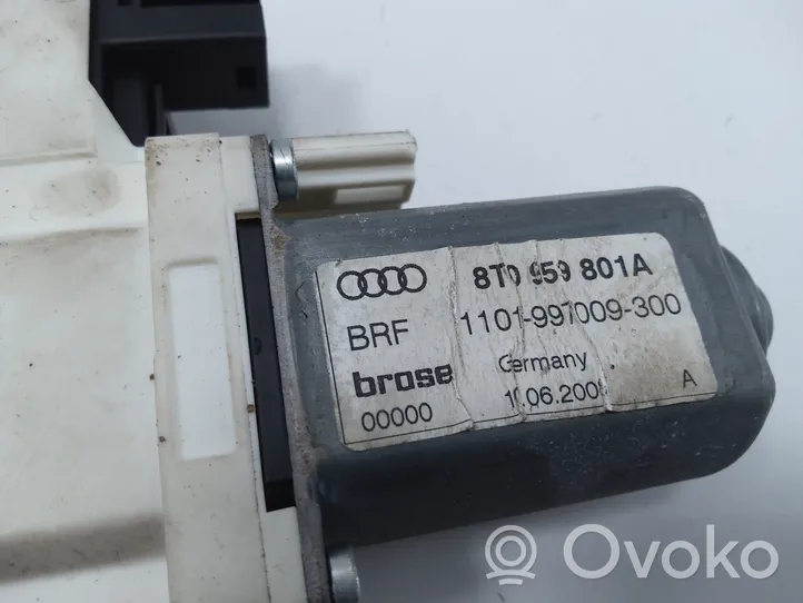 Audi A5 8T 8F Etuoven ikkunan nostomoottori 8T0959801A
