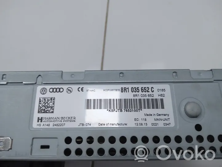 Audi Q5 SQ5 Panel / Radioodtwarzacz CD/DVD/GPS 8R1035652