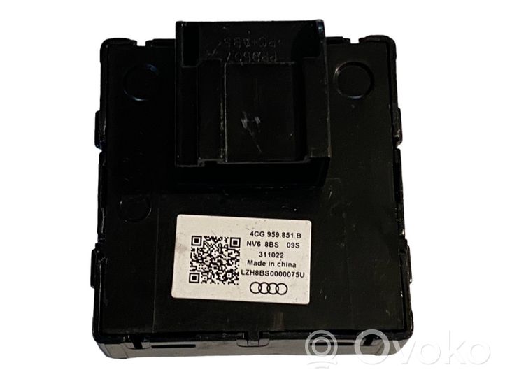 Audi A8 S8 D5 Interruttore di controllo dell’alzacristalli elettrico 4CG959851B