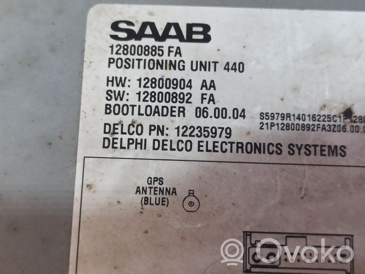 Saab 9-3 Ver2 Centralina/modulo navigatore GPS 12800885