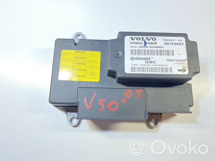 Volvo V50 Module de contrôle airbag 30724652