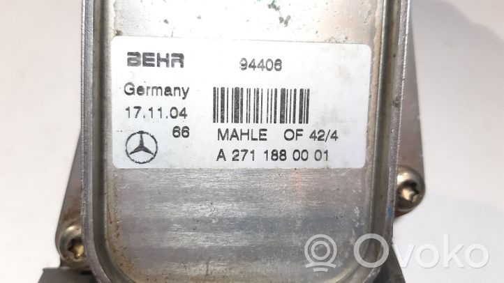 Mercedes-Benz C W203 Support de filtre à huile 2711880001