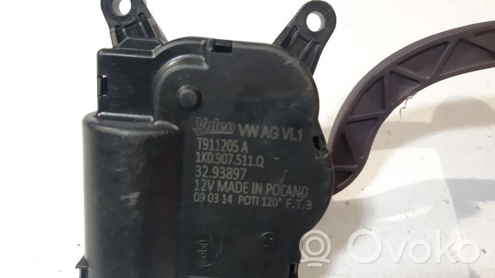 Volkswagen PASSAT B7 Intake manifold valve actuator/motor 1K0907511Q