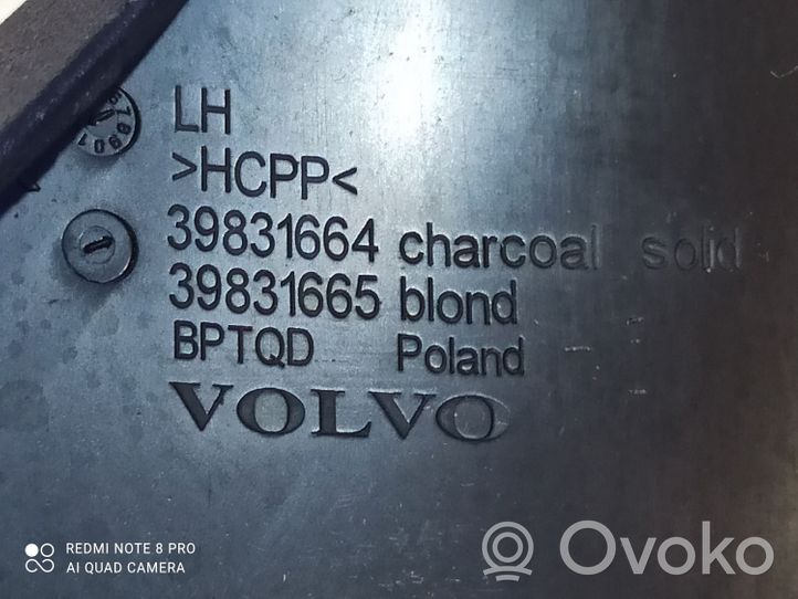Volvo S60 Etuoven istuimen säädön kehys 39831664