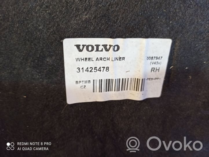 Volvo S60 Takapyörän sisälokasuojat 31425478