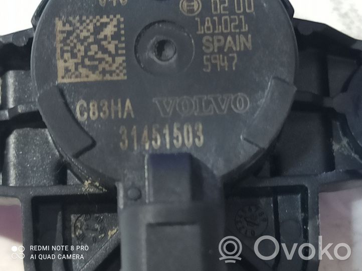 Volvo S60 Sensore d’urto/d'impatto apertura airbag 31451503