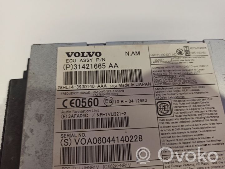 Volvo S60 Caricatore CD/DVD 31421665