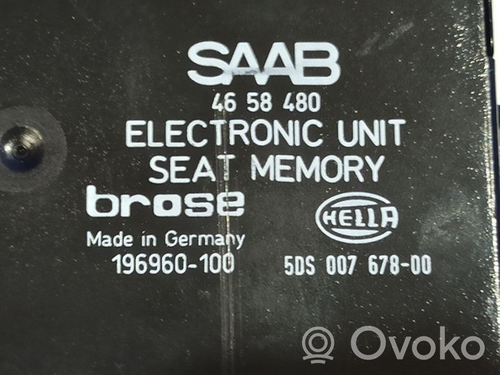 Saab 9-5 Module de commande de siège 4658480