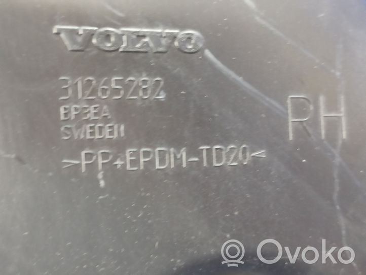 Volvo V60 Staffa di rinforzo montaggio del paraurti posteriore 31265282